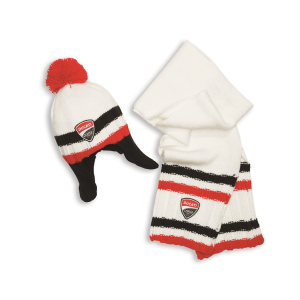 gorro y bufanda ducati corse 14 para niño