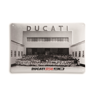 Placa de metal Ducati Anniversary