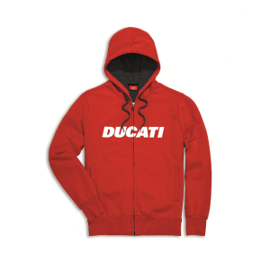 DUCATI Ducatiana niños Hoody Sweatshirt Rojo Marca Nuevo Original